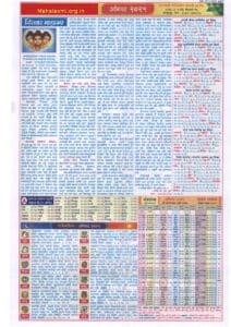 Mahalaxmi Calendar August 2025 - (महालक्ष्मी कैलेंडर ऑगस्ट 2025)